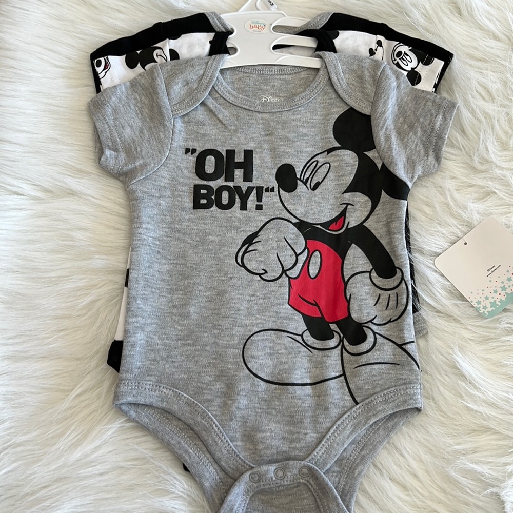 Disney Infant 3Pc Bodysuit